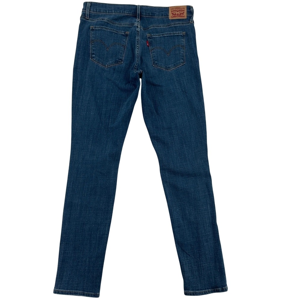 Levi's 311 Shaping Skinny Jeans  Blue Distressed Ripped Casual Women's Size 30